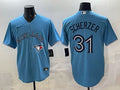Men’s Toronto Blue Jays Max Scherzer #31 Powder Blue Jersey