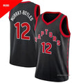 Mens Toronto Raptors #12 Collin Murray-Boyles Black Statement Edition Jersey