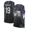 Mens Utah Jazz #19 Ace Bailey Black Statement Edition Swingman Jersey