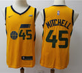 Mens Utah Jazz #45 Donovan Mitchell Nike Gold NBA Statement Edition Jersey