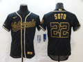 Men’s Washington Nationals Juan Soto #22 Black Baseball Jersey