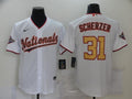 Men’s Washington Nationals Max Scherzer #31 White Stitched Jersey