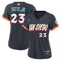 Women’s San Diego Padres #23 Fernando Tatis Jr. Nike Obsidian 2026 City Connect Stadium Jersey