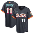 Youth San Diego Padres #11 Yu Darvish Nike Obsidian 2026 City Connect Stadium Jersey