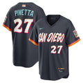 Youth San Diego Padres #27 Nick Pivetta Nike Obsidian 2026 City Connect Stadium Jersey