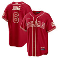 Youth Texas Rangers #6 Josh Jung Red 2026 City Connect Stitched Jersey